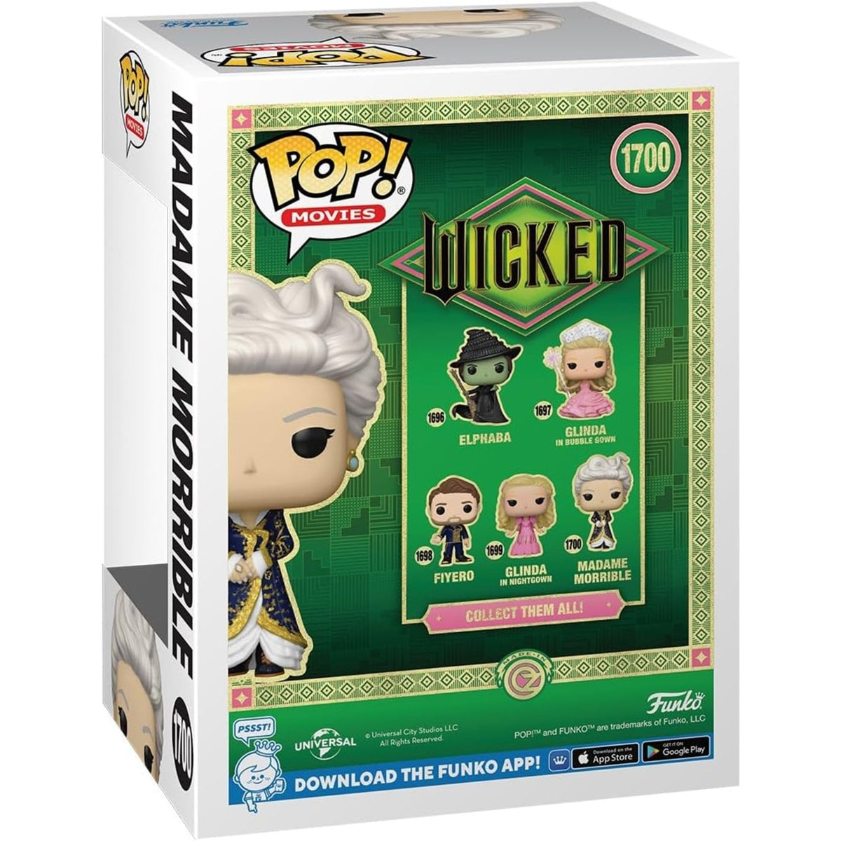 Funko Pop Wicked: Madame Morrible 4-Inch Vinyl Figure #1700