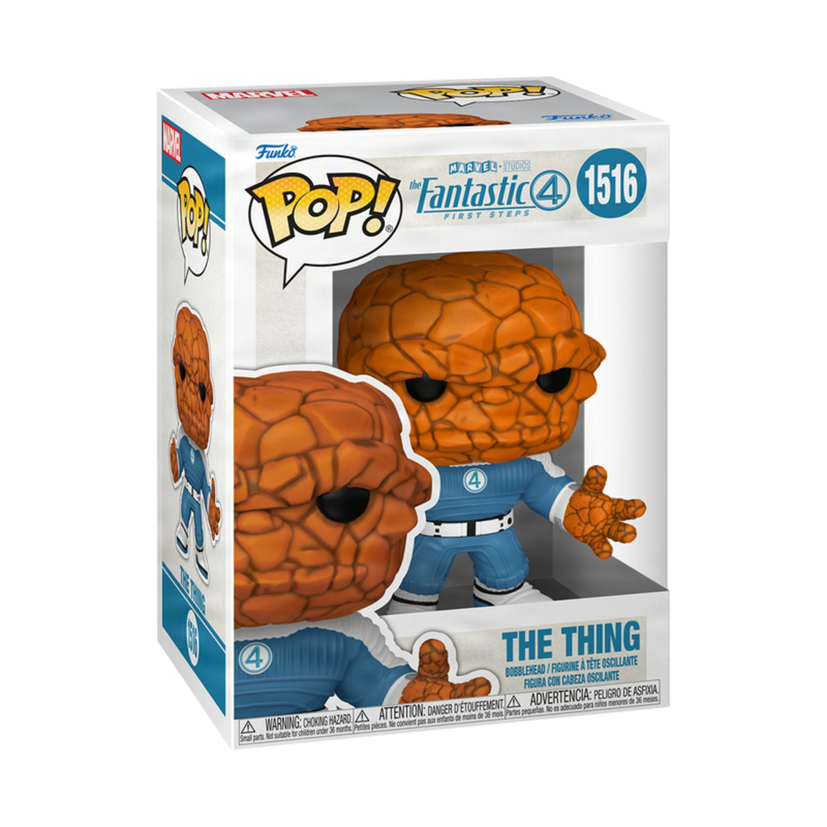 Funko Pop Fantastic Four First Steps: The Thing 4-Inch Vinyl Figure #1516