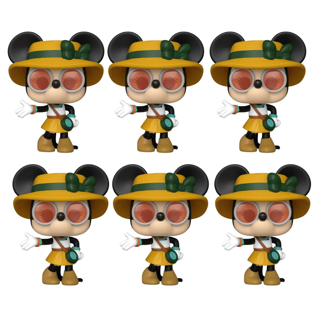 Pack of 6 Mickey & Friends Minnie Mouse Festival Funko Pop! Vinyl Figure #1585