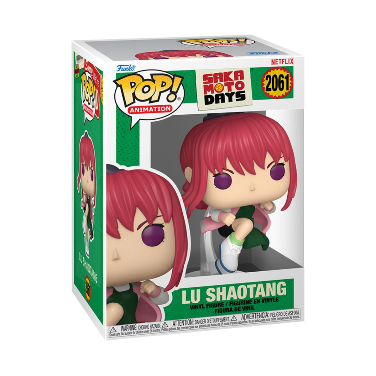 Funko Pop Sakamoto Days: Lu Shaotang 4-Inch Vinyl Figure #2061