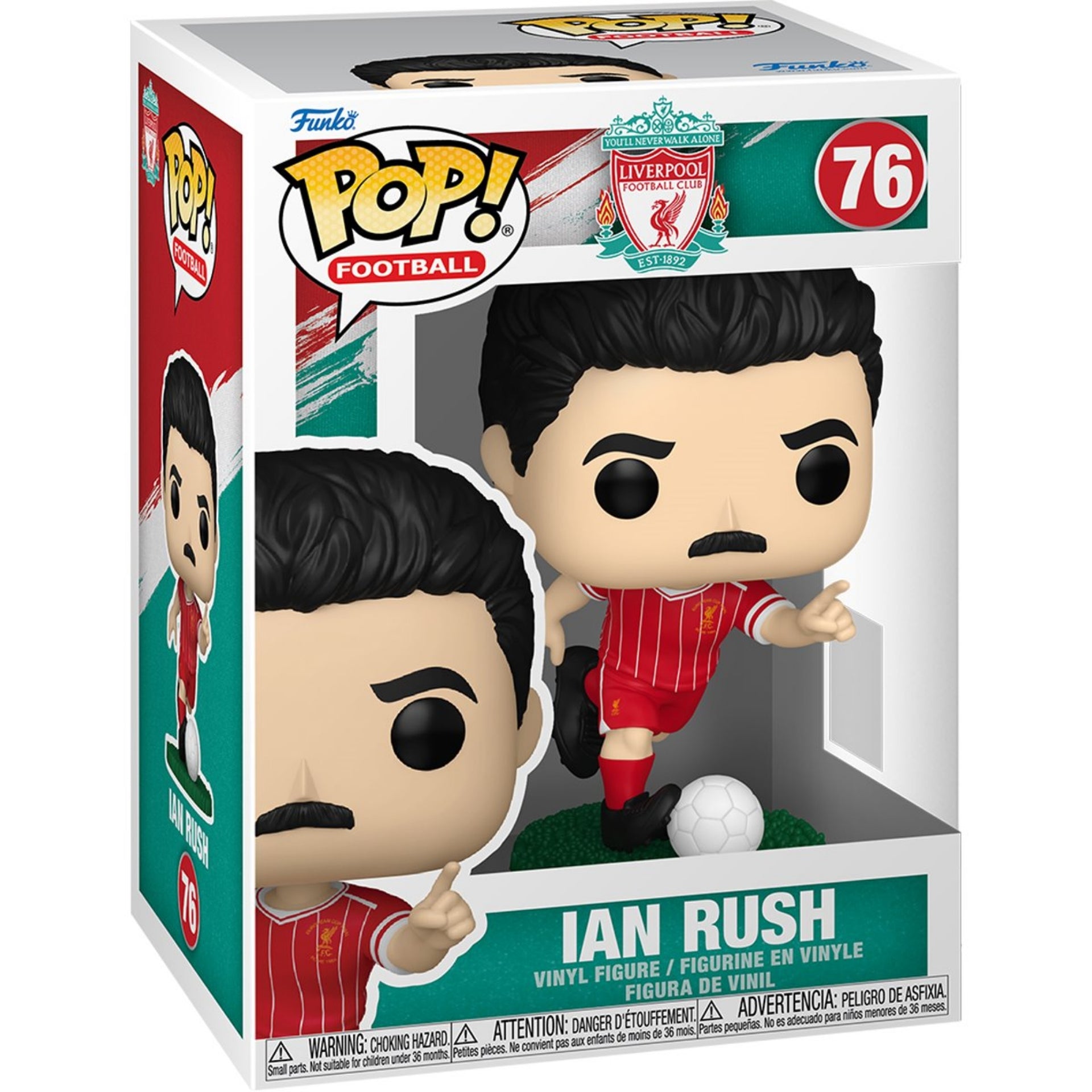 Football Liverpool Ian Rush Funko Pop! Vinyl Figure #76