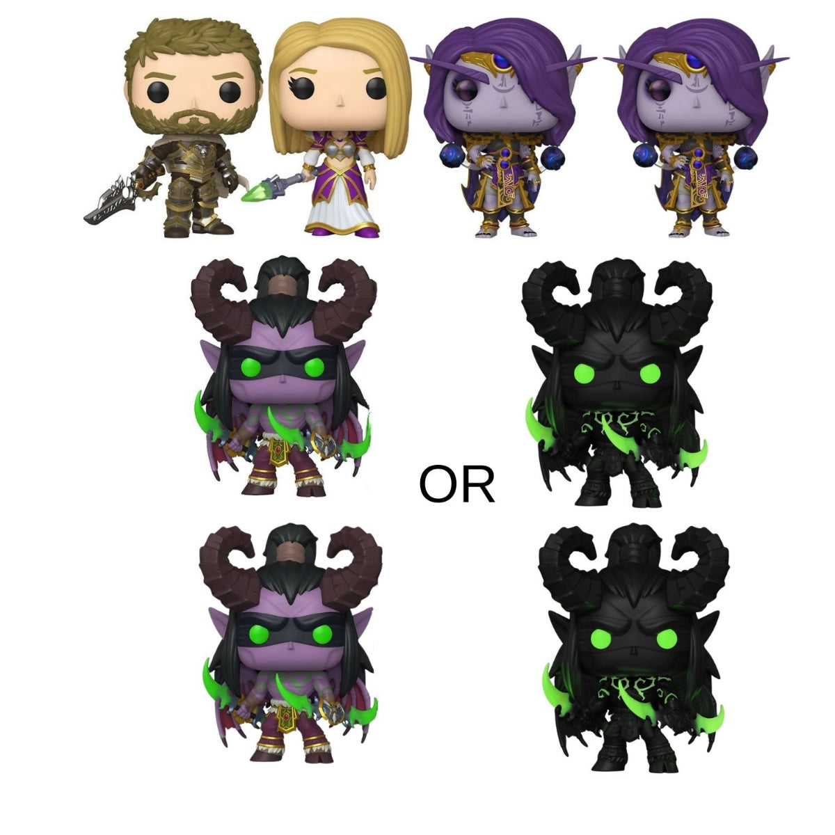 Pack of 6 Assorted World of Warcraft Funko Pop! Vinyl Figure Wave 3