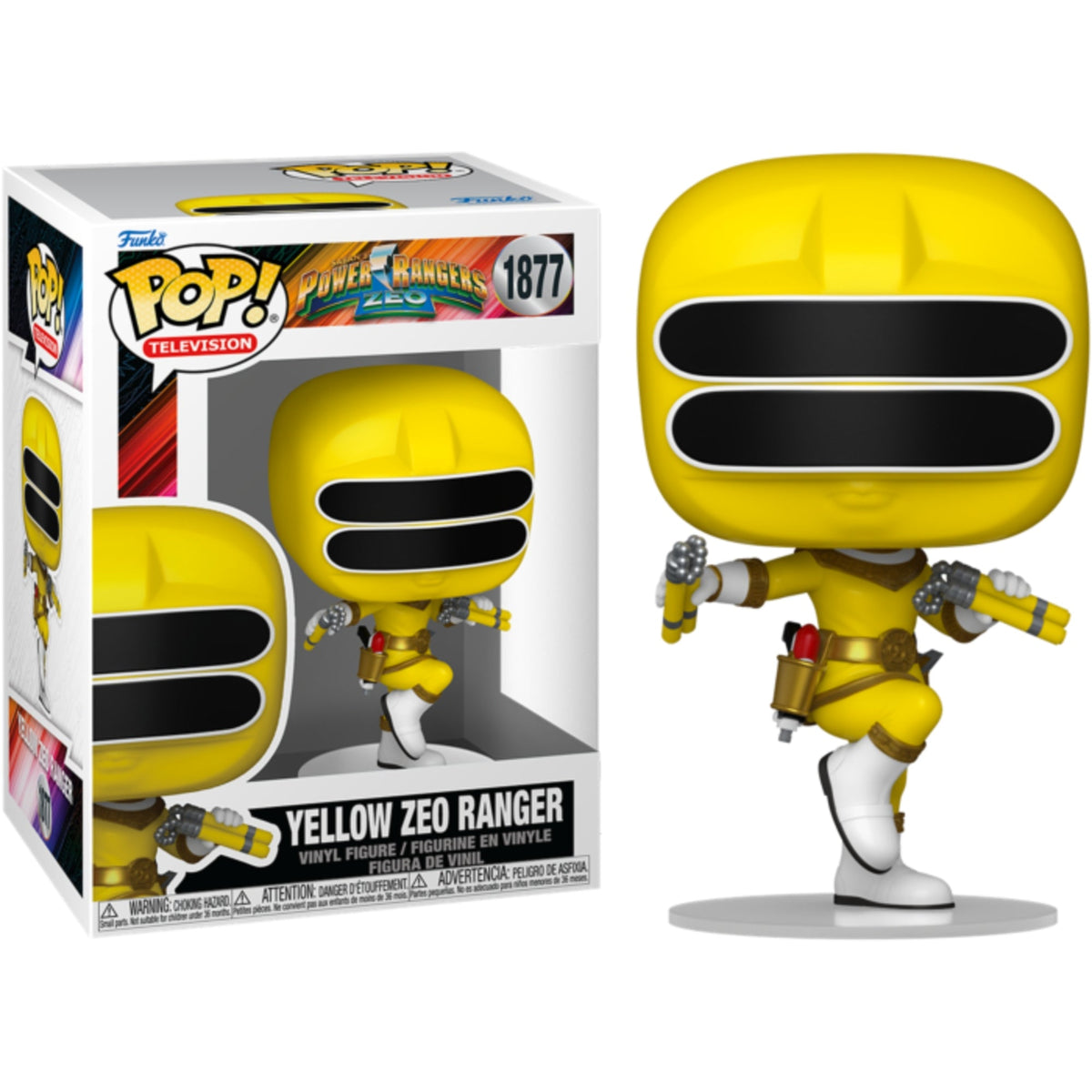 Funko Pop Power Rangers Zeo: Yellow Ranger 4-Inch Vinyl Figure #1877