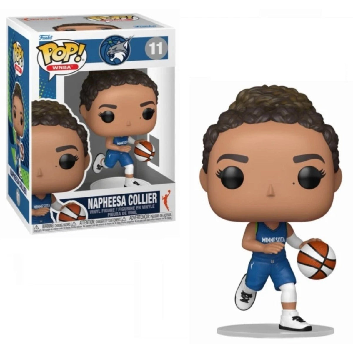 Funko Pop WNBA: Napheesa Collier Minnesota Lynx 4-Inch Vinyl Figure #11