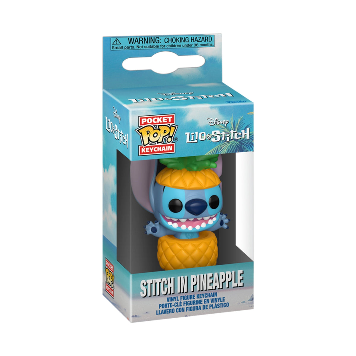 Funko Pop Disney: Stitch in Pineapple 1.5-Inch Vinyl Keychain