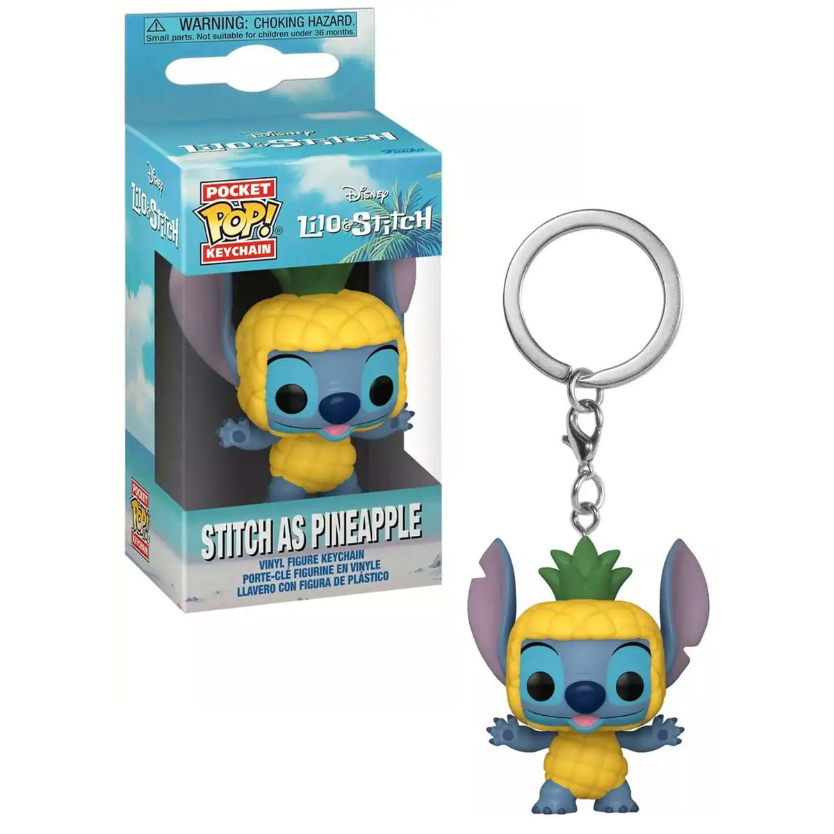 Funko Pop Disney: Stitch in Pineapple 1.5-Inch Vinyl Keychain