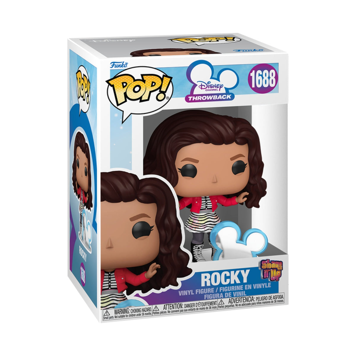 Funko Pop Disney Shake It Up: Rocky with Icon 4-Inch Vinyl Figure #1688