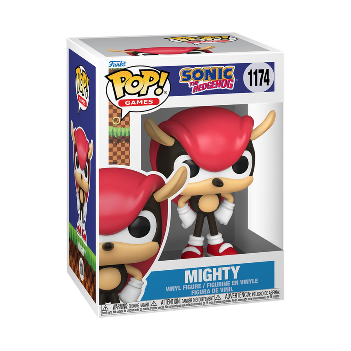Funko Pop Sonic: Mighty the Armadillo 4-Inch Vinyl Figure #1174