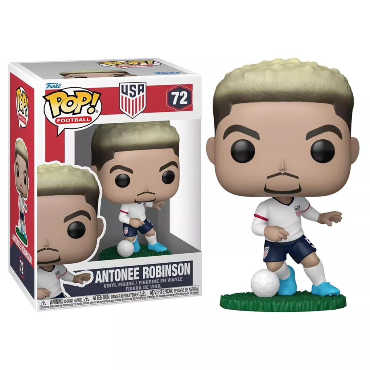 Funko Pop USA Soccer: Antonee Robinson 4-Inch Vinyl Figure #72