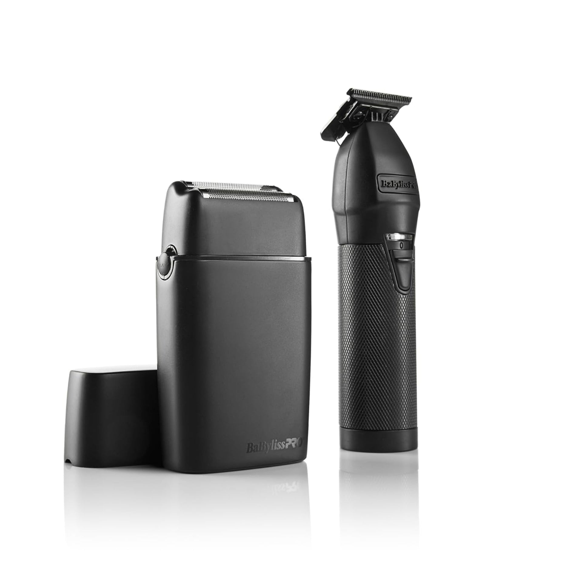 BaBylissPRO LimitedFX Matte Black Trimmer and Double-Foil Shaver Gift Set - FXDUOFS2TMB