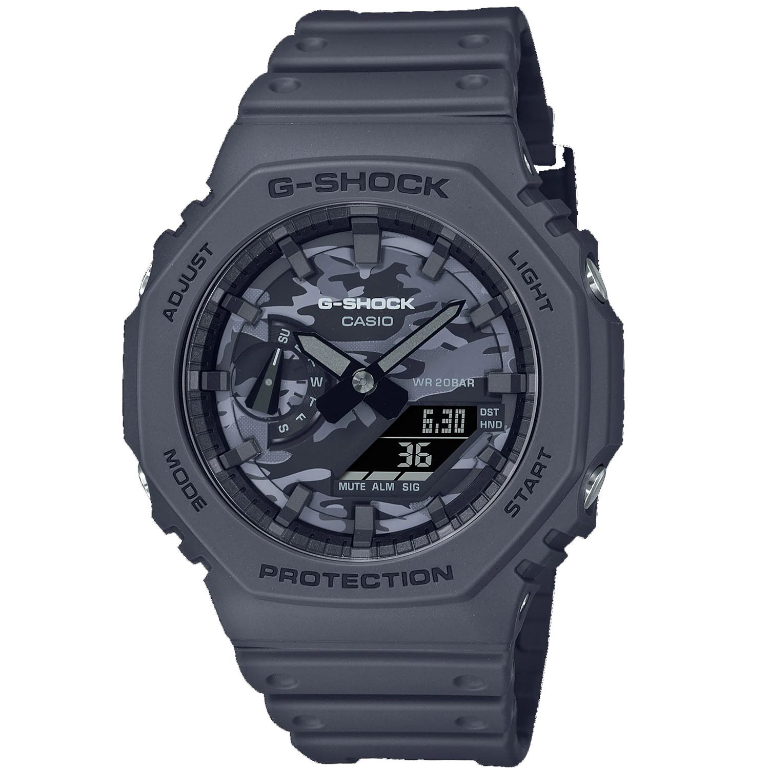 Casio Men's G-Shock Black Dial Watch - GA2100CA-8A
