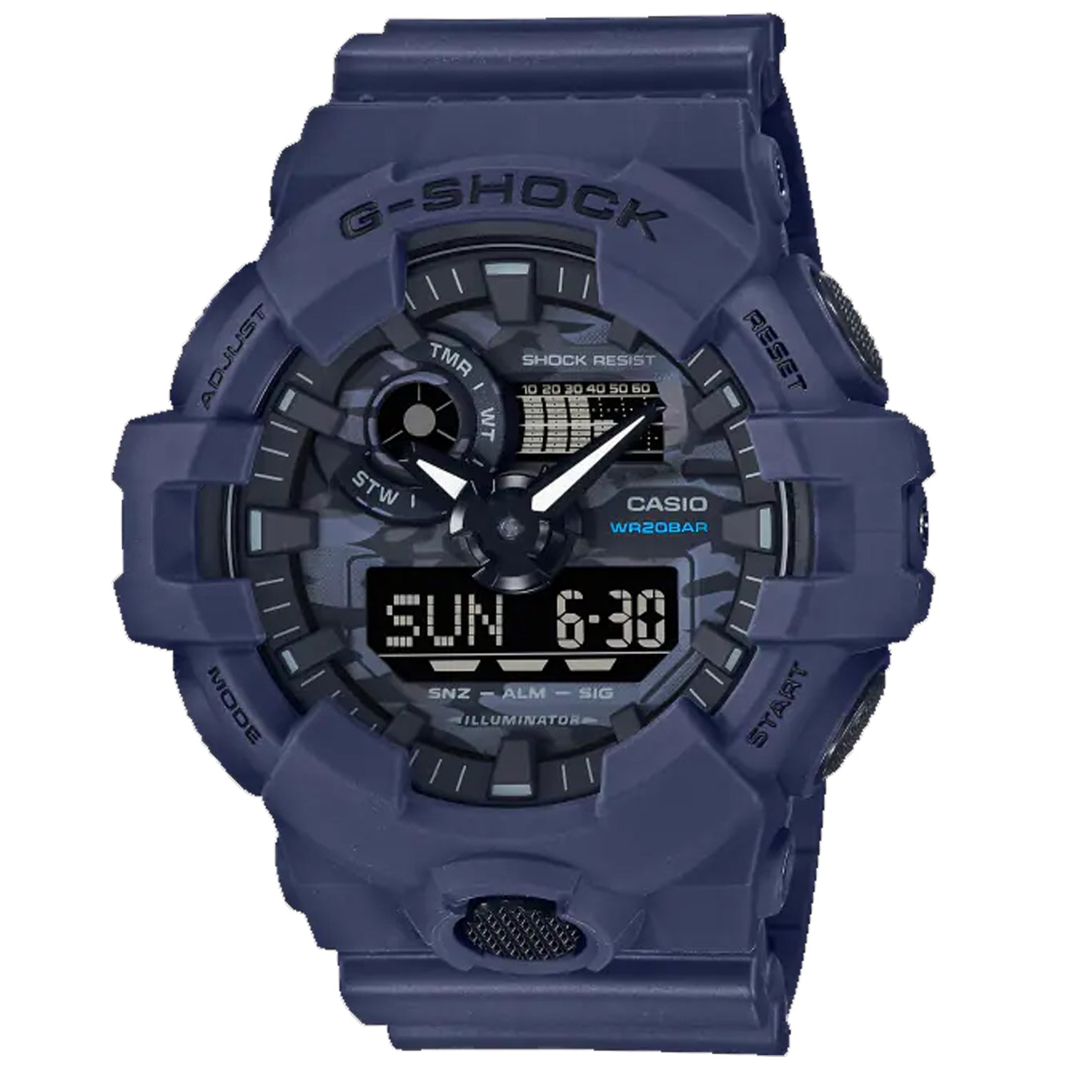 Casio Men's G-Shock Black Dial Watch - GA700CA-2A