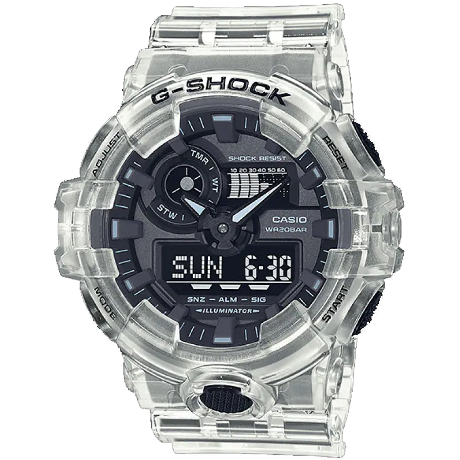 Casio Men's G-Shock Black Dial Watch - GA700SKE-7A