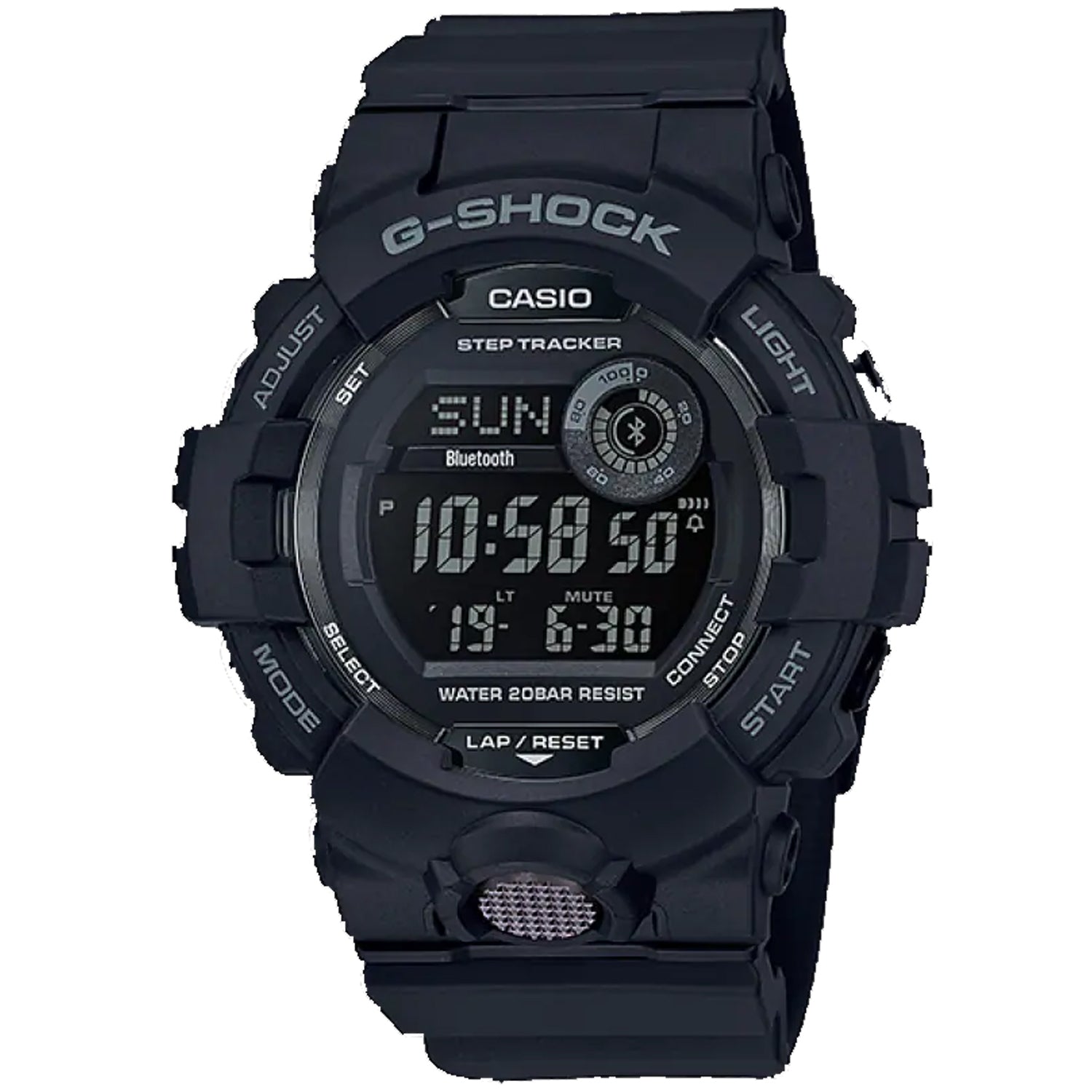 Casio Men's G-Shock Black Dial Watch - GBD800-1B
