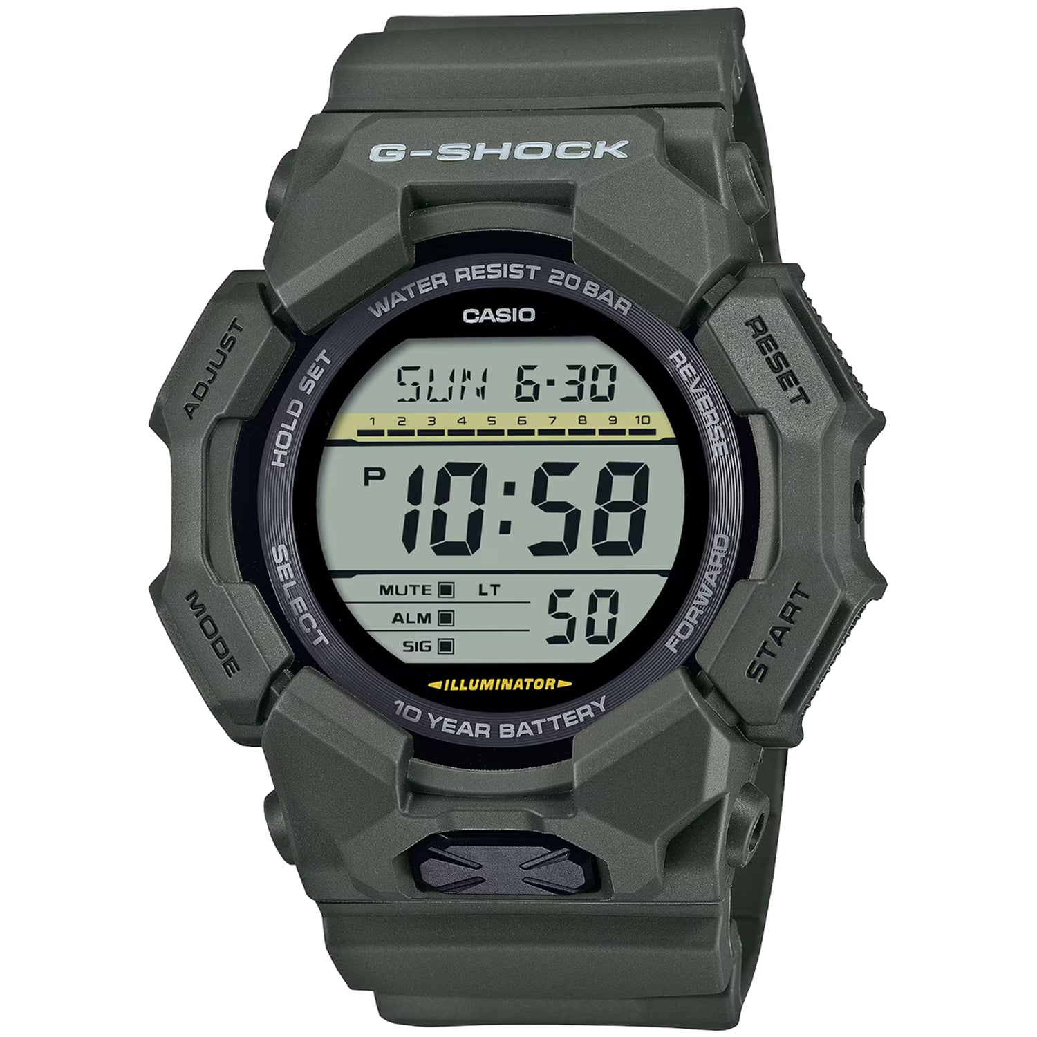 Casio Men's G-Shock GD-010 Series Black Dial Watch - GD010-3