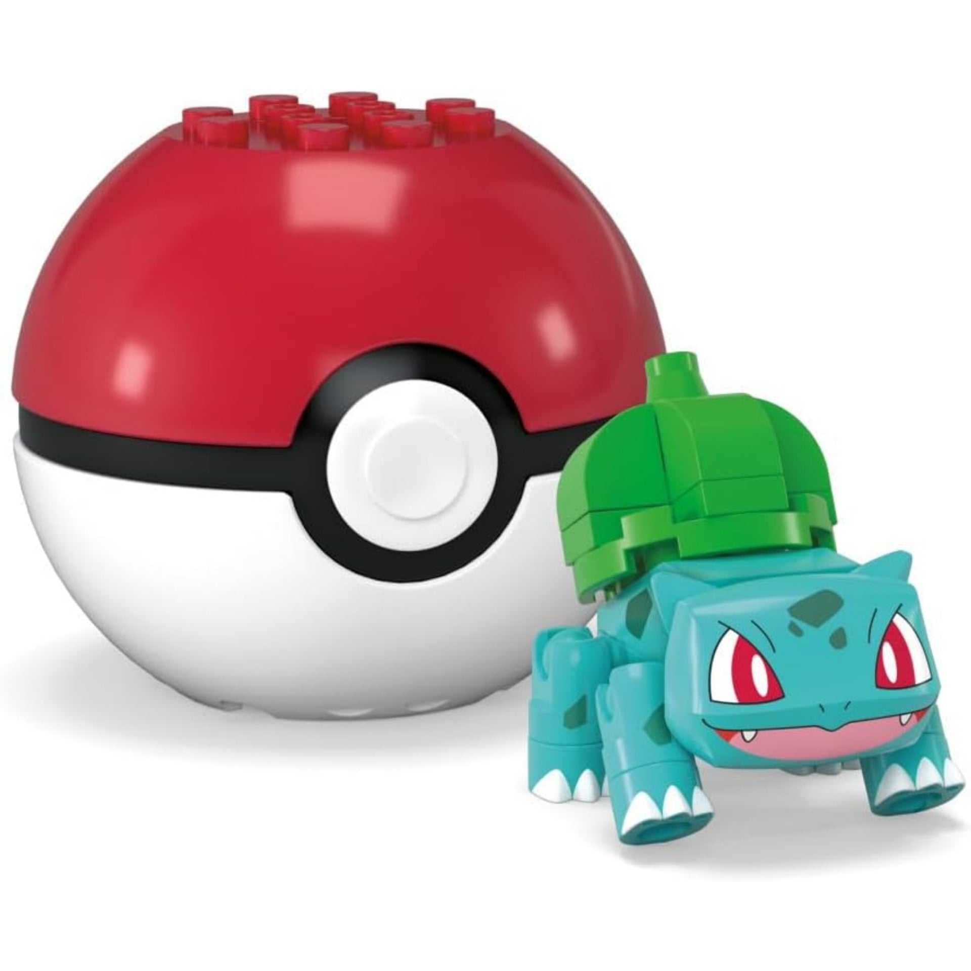 Pokemon Mega Construx Evergreen Poke Ball Bulbasaur Green