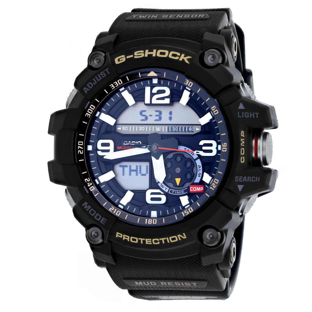 Casio Men's Mudmaster Black Dial Watch - GG-1000-1A