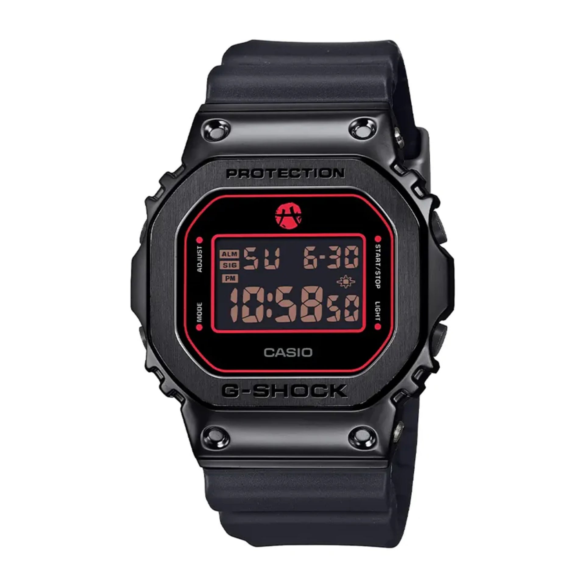Casio G-SHOCK Men's Black Dial Digital Watch Black Bio Resin Strap Metal Bezel Rui Hachimura Edition - GM-5600RH-1DR