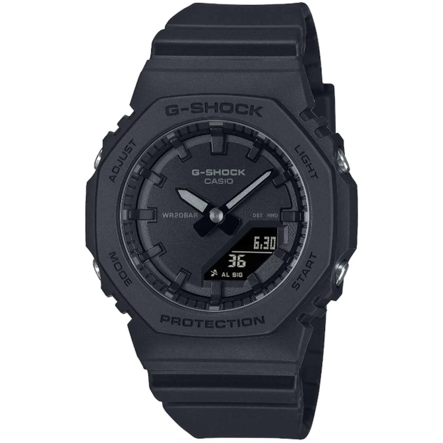 Casio Women's G-Shock 2100 Series Black Dial Watch - GMAP2100BB1A