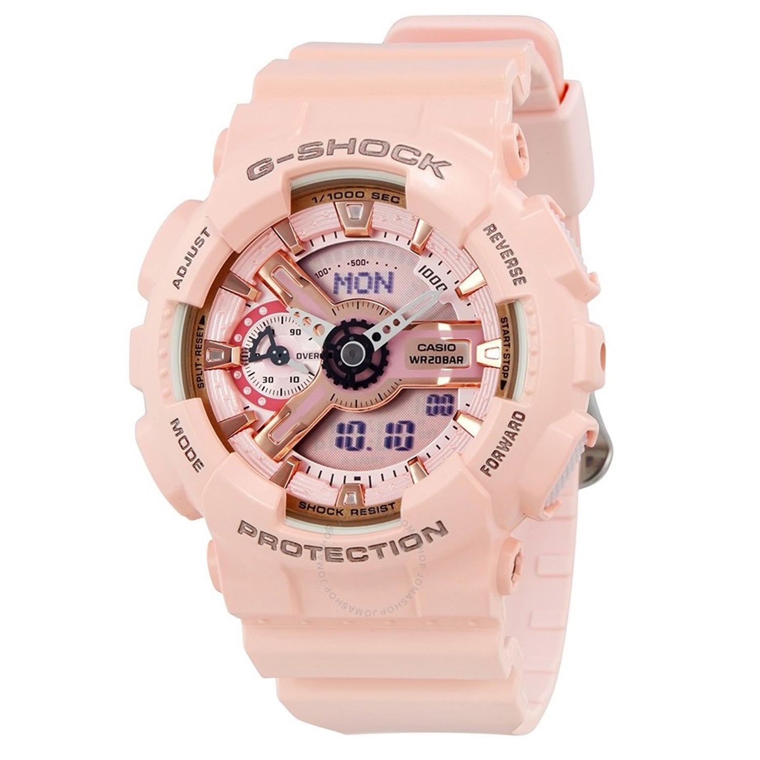 Casio Women's G-Shock Pink Dial Watch - GMAS110MP-4A1