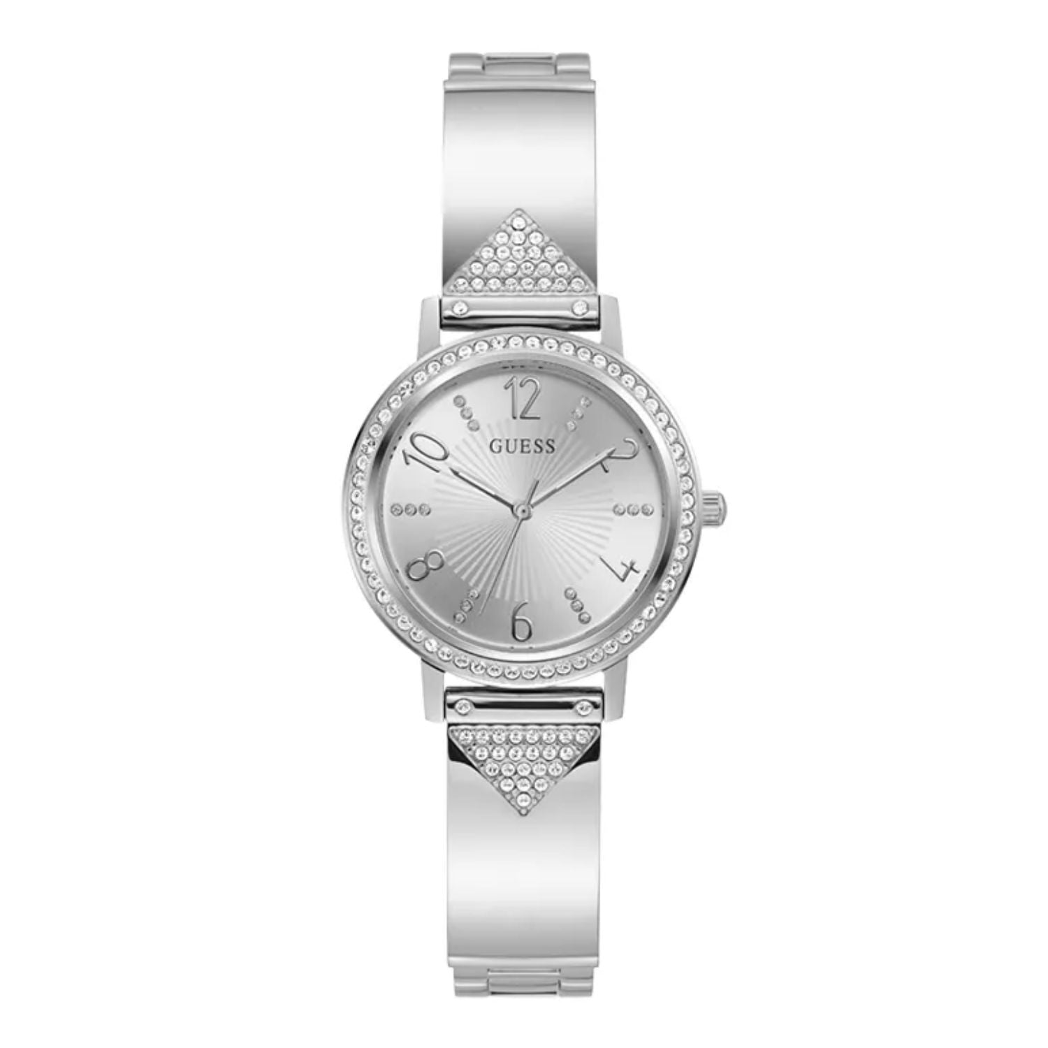 Guess Women's Tri Luxe Silver Dial Watch - GW0474L1