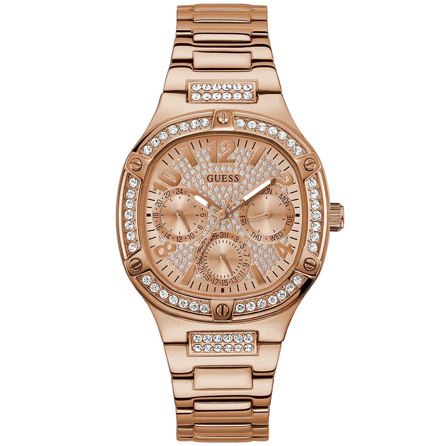 Guess Women's Duchess Rose gold Dial Watch - GW0558L3