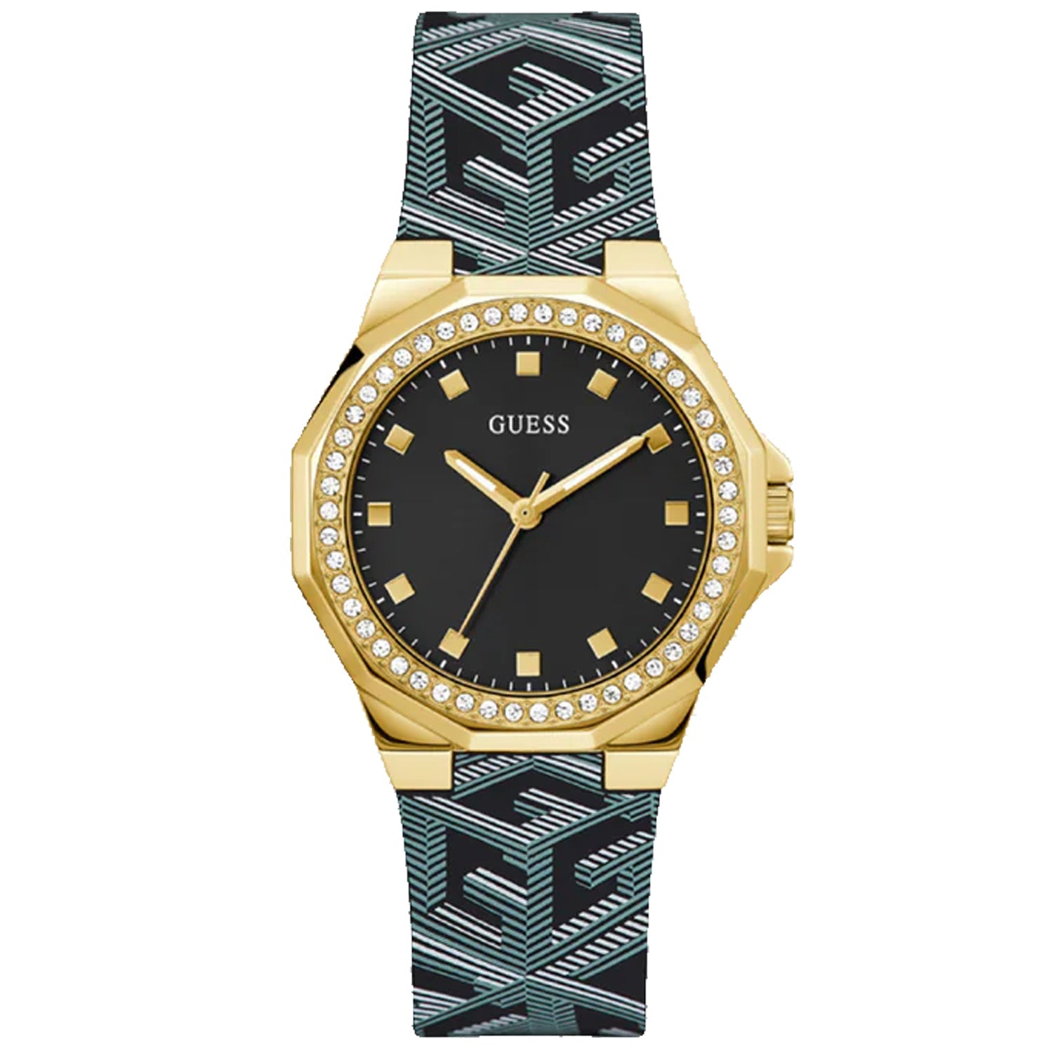 Guess Women's Avril Black Dial Watch - GW0598L2