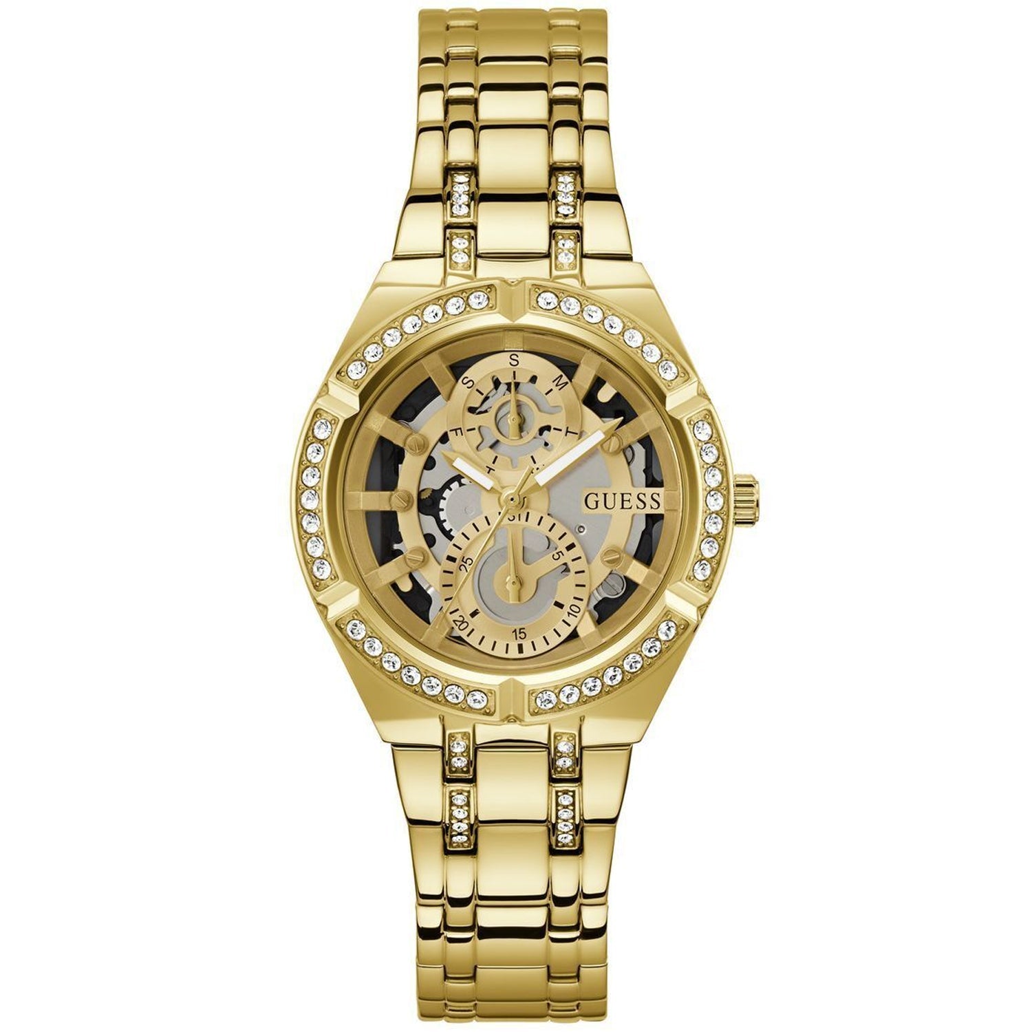 Guess Women's Allara Champagne Dial Watch - GW0604L2