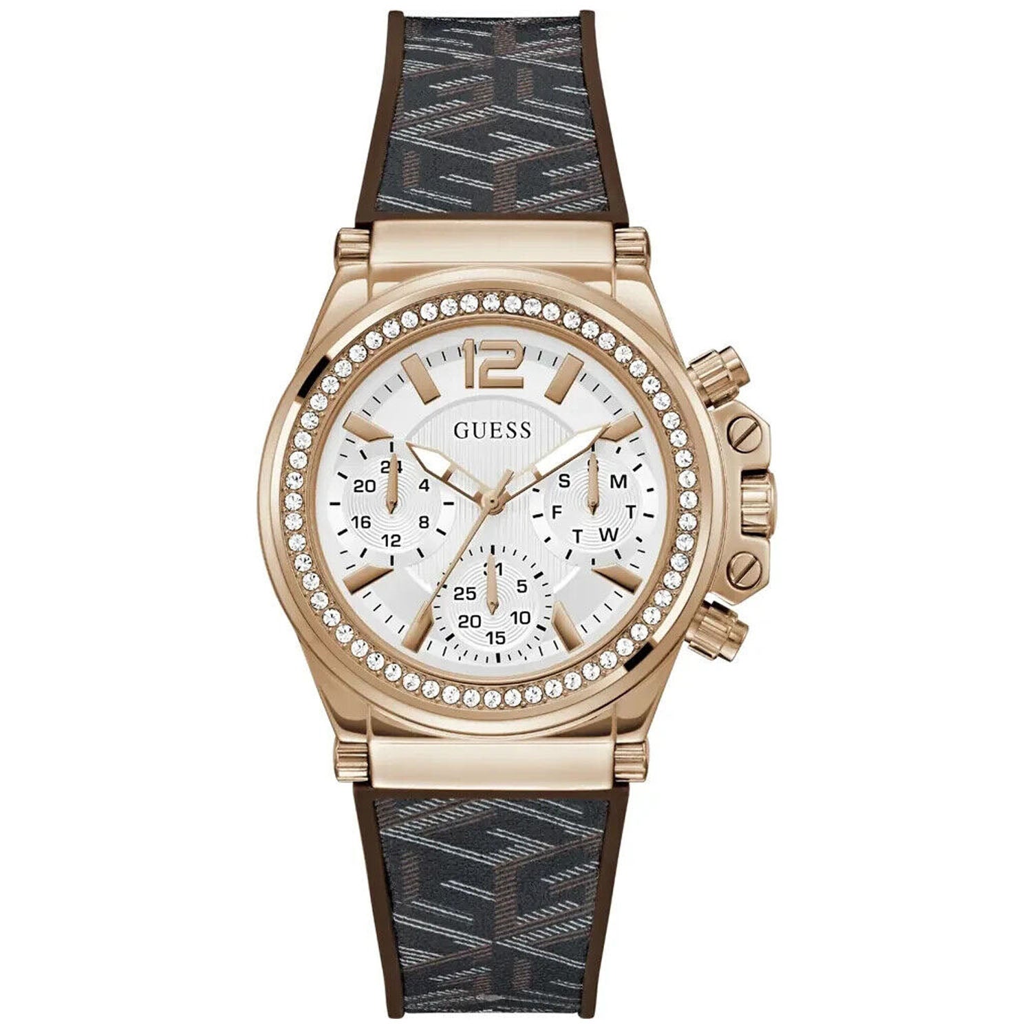 Guess Women's Charisma White Dial Watch - GW0621L5