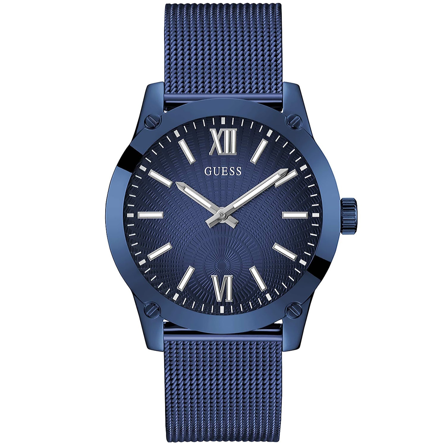 Guess Men's Crescent Blue Dial Watch - GW0629G3