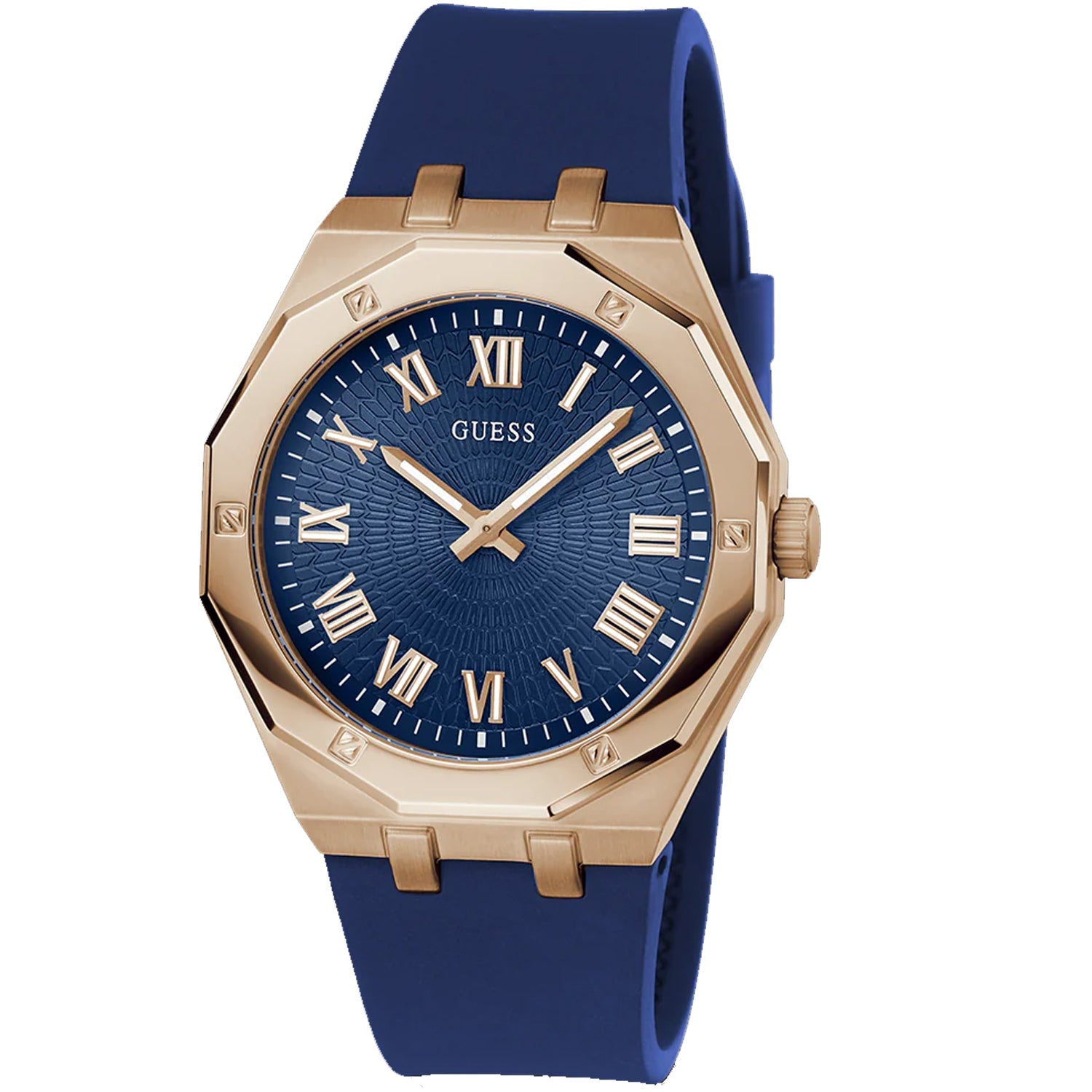 Guess Men's Asset Navy blue Dial Watch - GW0663G3