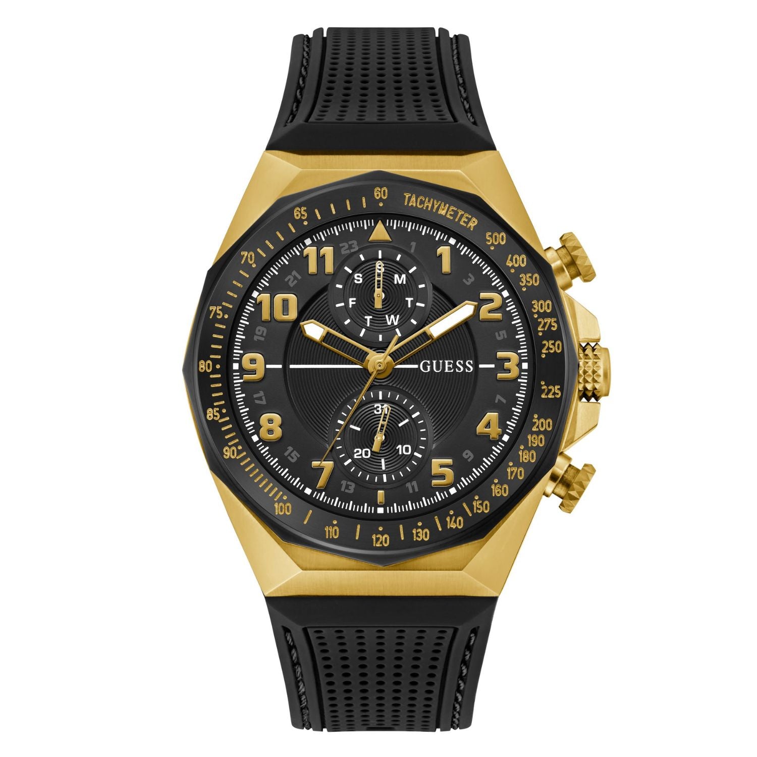 Guess Men's Herrenuhr Black Dial Watch - GW0902G1