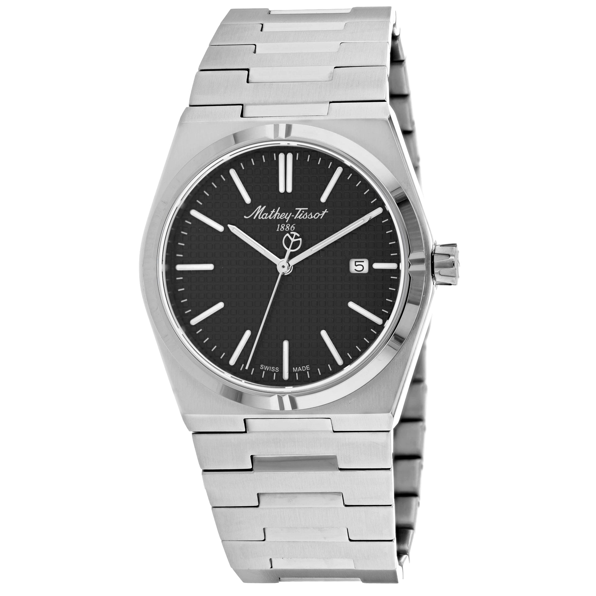 Mathey Tissot Men's Zoltan Black Dial Watch - H117AN
