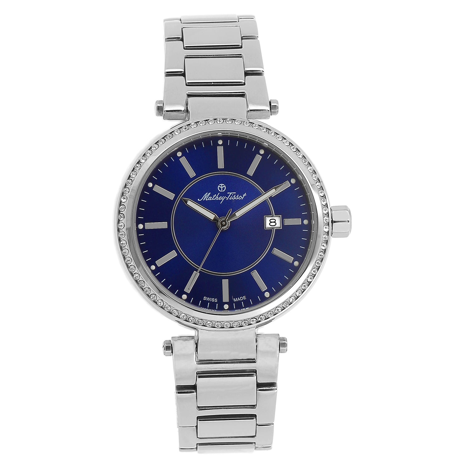 Mathey Tissot Women's Classic Blue Dial Watch - H610ABU