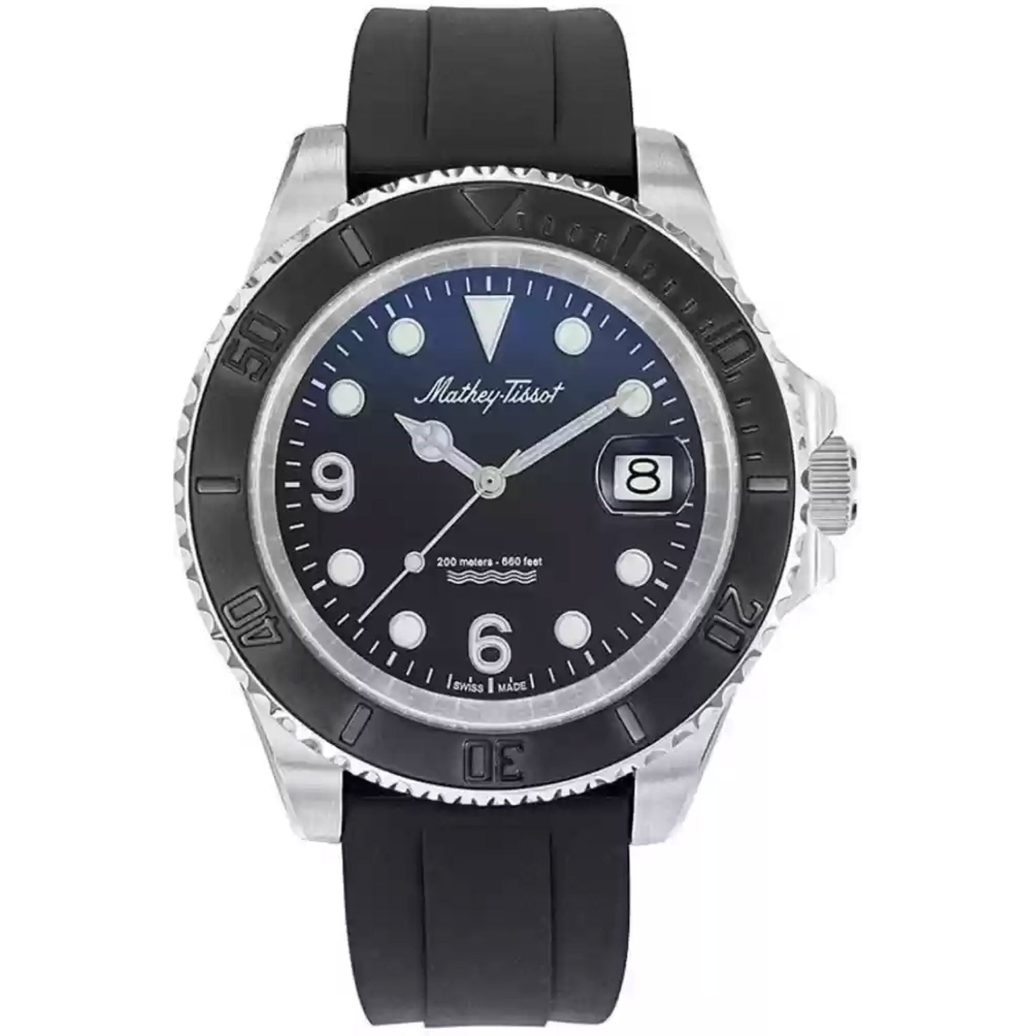 Mathey Tissot Men's Mathy Design Blue Dial Watch - H909ABU