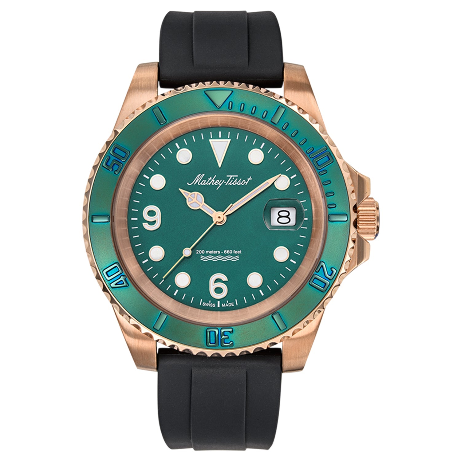 Mathey Tissot Men's Classic Green Dial Watch - H909PVE