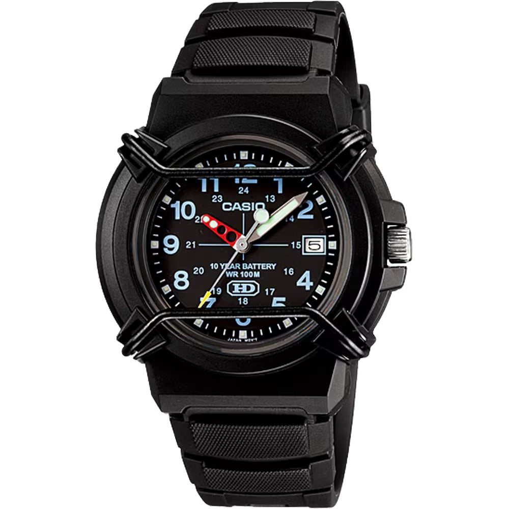 Casio Men's Heavy-Duty Digital Watch with Black Resin Case - HDA-600B-1BV