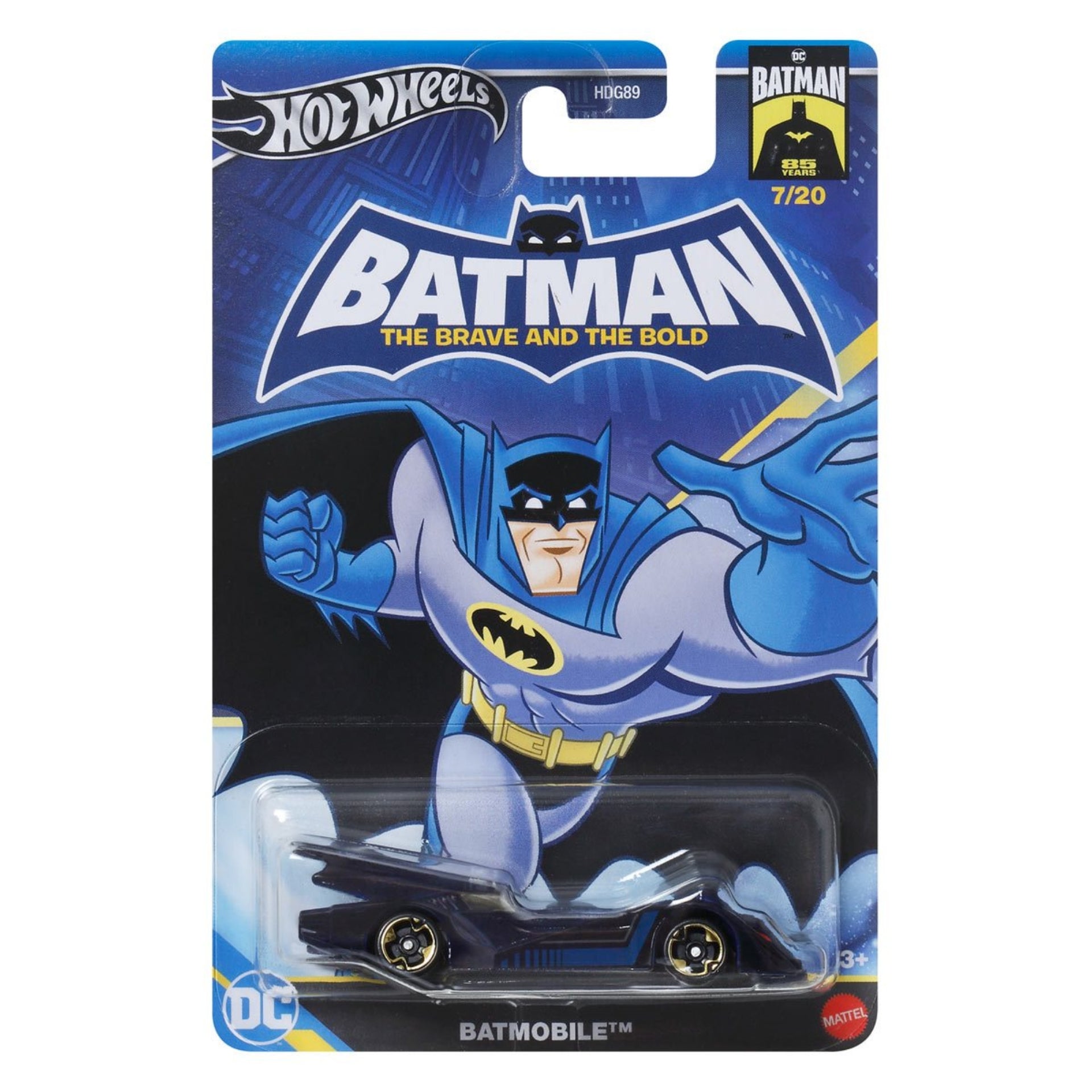 Hot Wheels Batman Themed The Brave and the Bold Batmobile Blue
