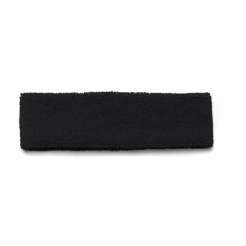 6 Pack Sports Headbands Stretchy Sweatbands for Yoga Fitness and Dance (Black)