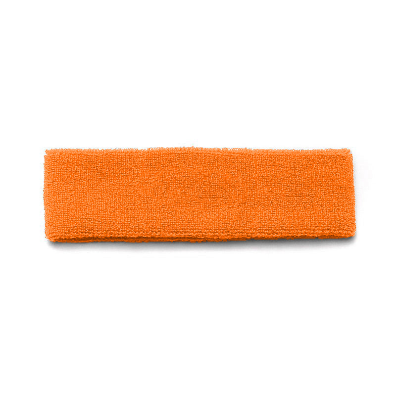 6 Pack Sports Headbands Stretchy Sweatbands for Yoga Fitness and Dance (Orange)