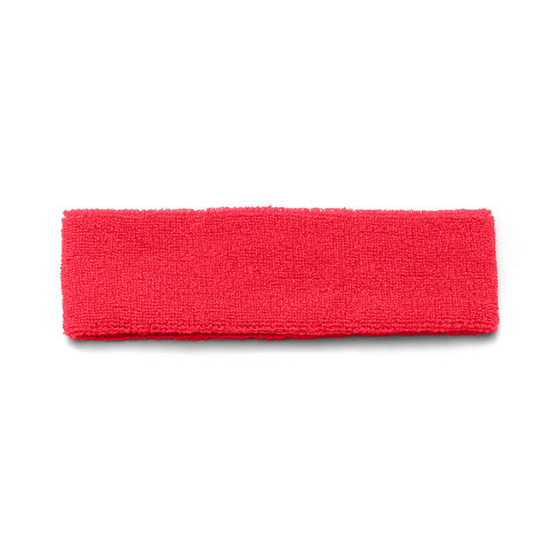 6 Pack Sports Headbands Stretchy Sweatbands for Yoga Fitness and Dance (Red)