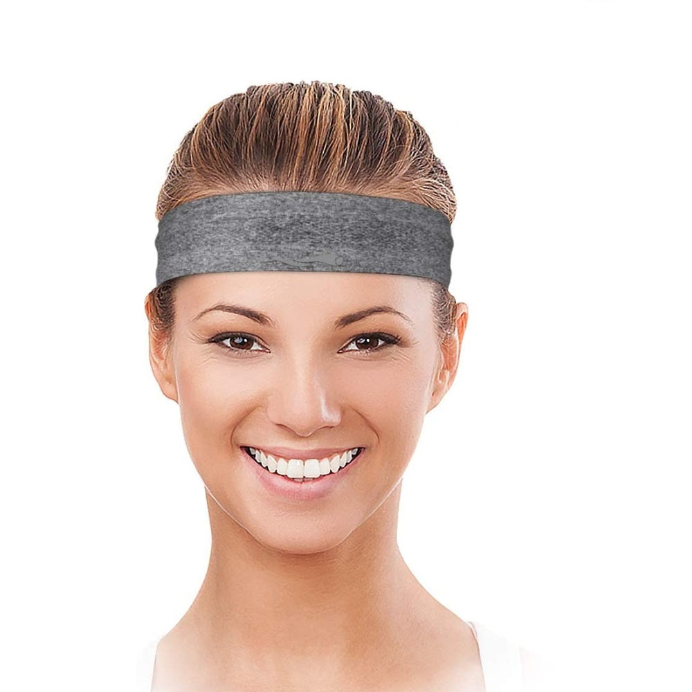 6 Pack Sports Headbands Stretchy Sweatbands for Yoga Fitness and Dance