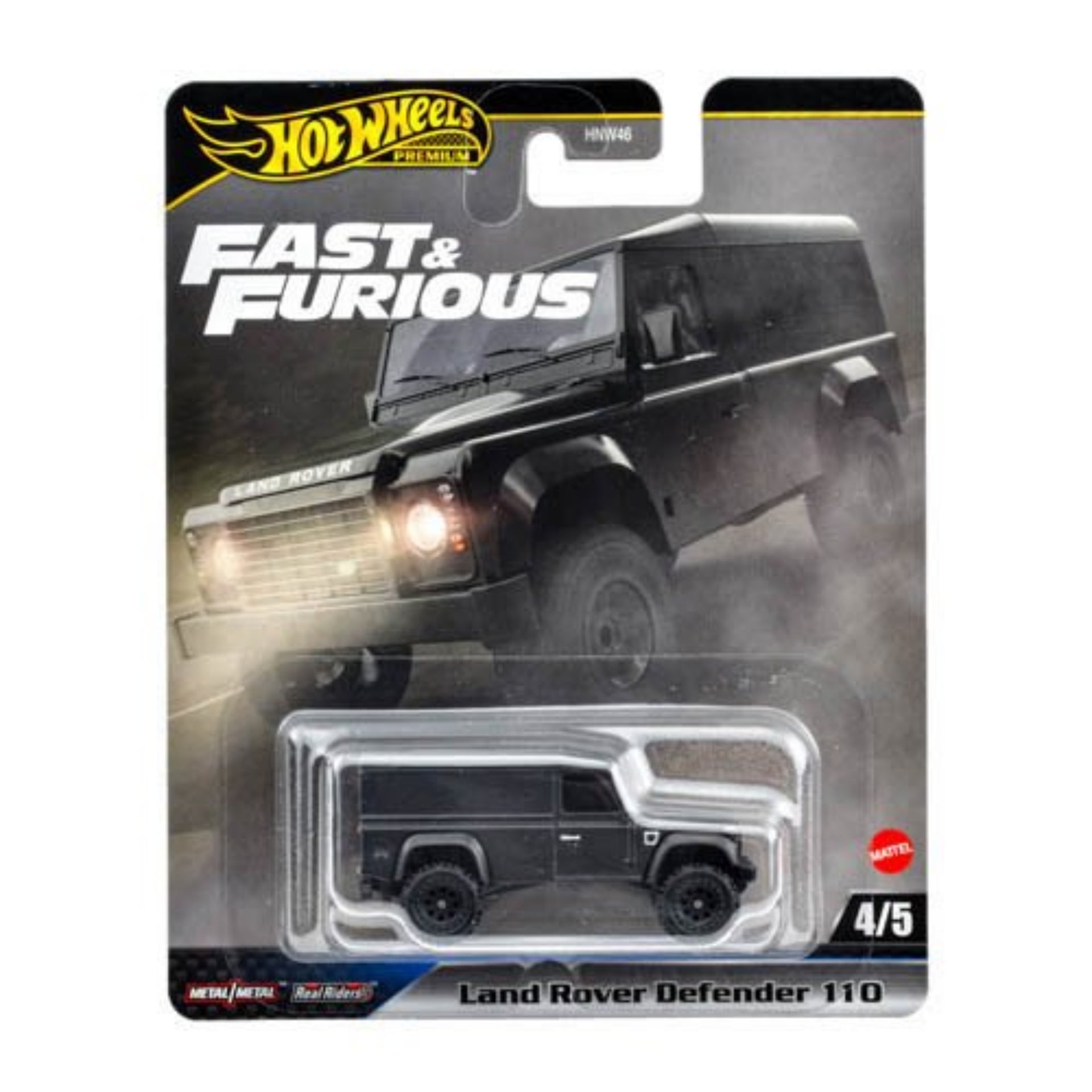 Hot Wheels Fast & Furious X 1:64 Die Cast Land Rover Defender 110 Black