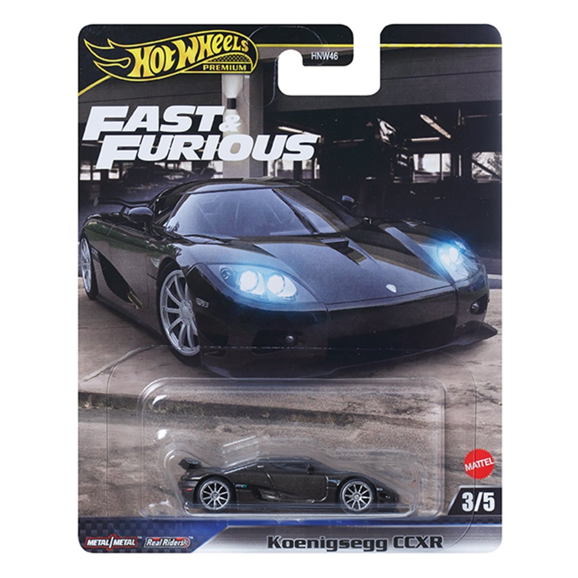 Hot Wheels Fast & Furious 9 1:64 Die Cast Koenigsegg CCXR Black