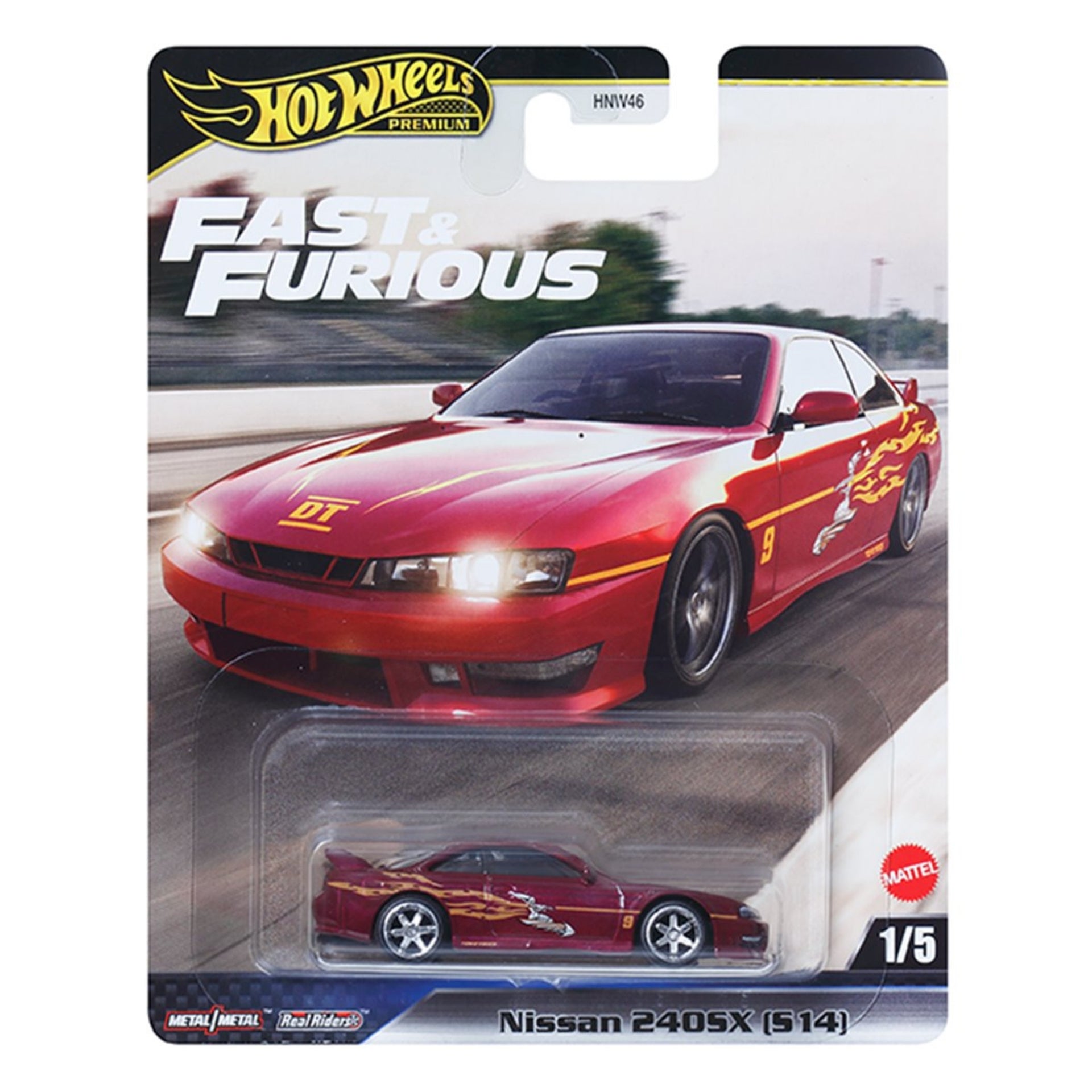 Hot Wheels Fast & Furious 9 1:64 Die Cast Nissan 240SX (S14) Red