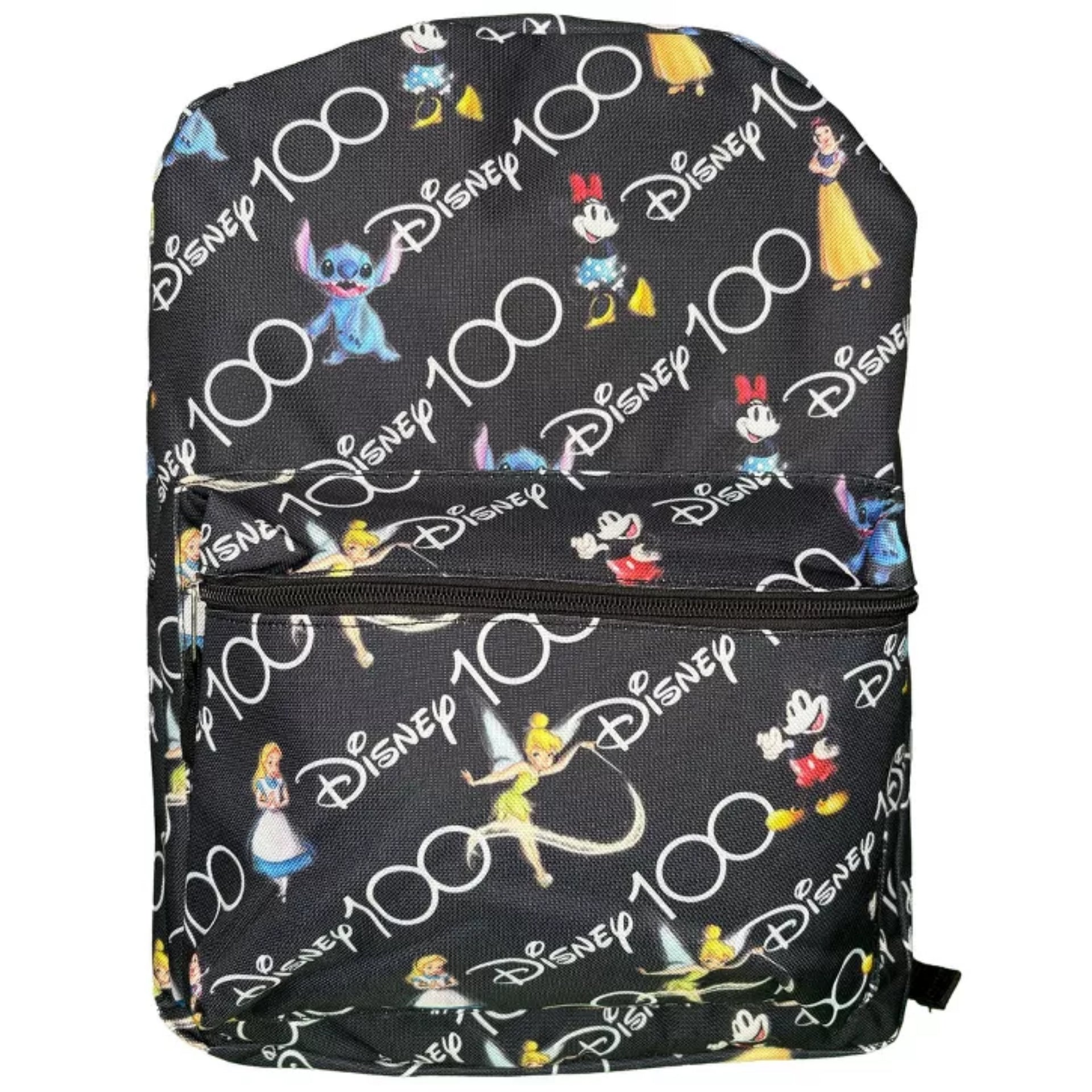 Disney Friends 100th Anniversary 16Ó Backpack with Front Pocket All Over Print