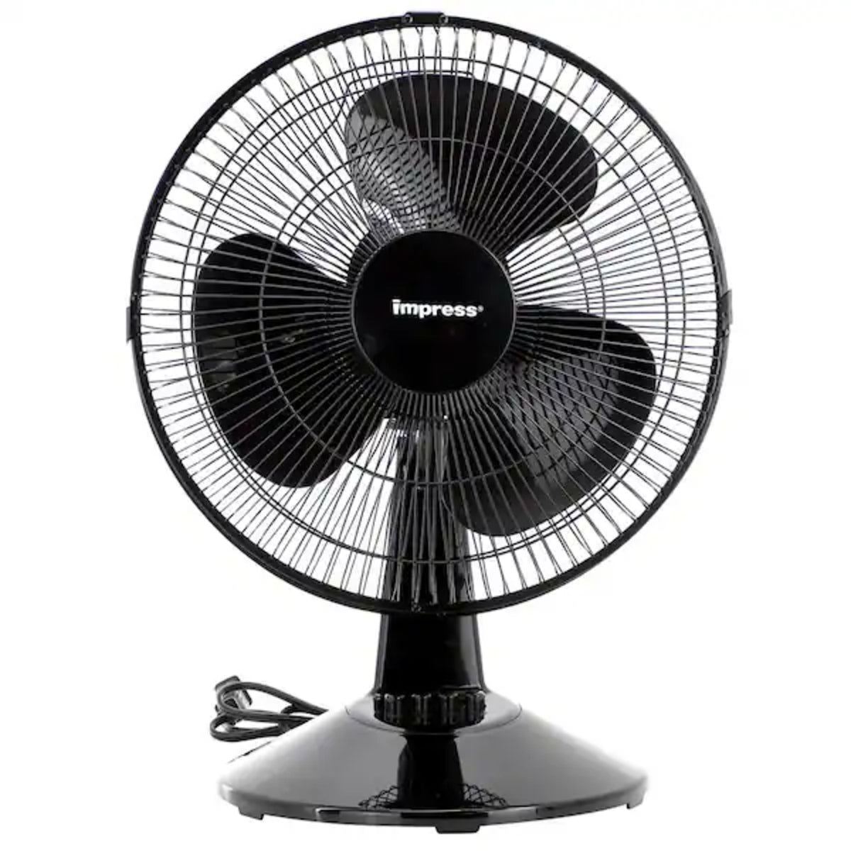 Impress 12-Inch Desk Fan Black - IM-7113B