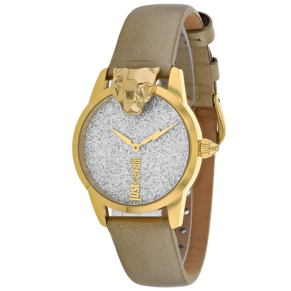 Just Cavalli Women's Animalier Silver Dial Watch - JC1L057L0225