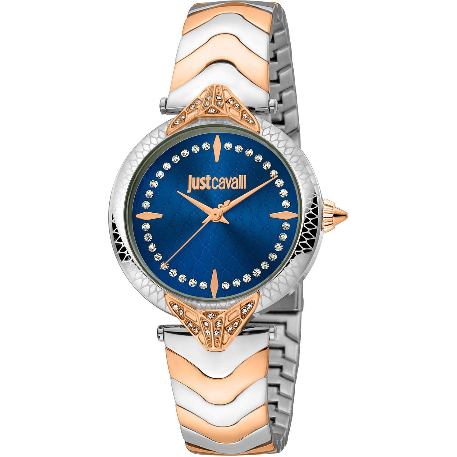 Just Cavalli Women's Animalier Blue Dial Watch - JC1L238M0115