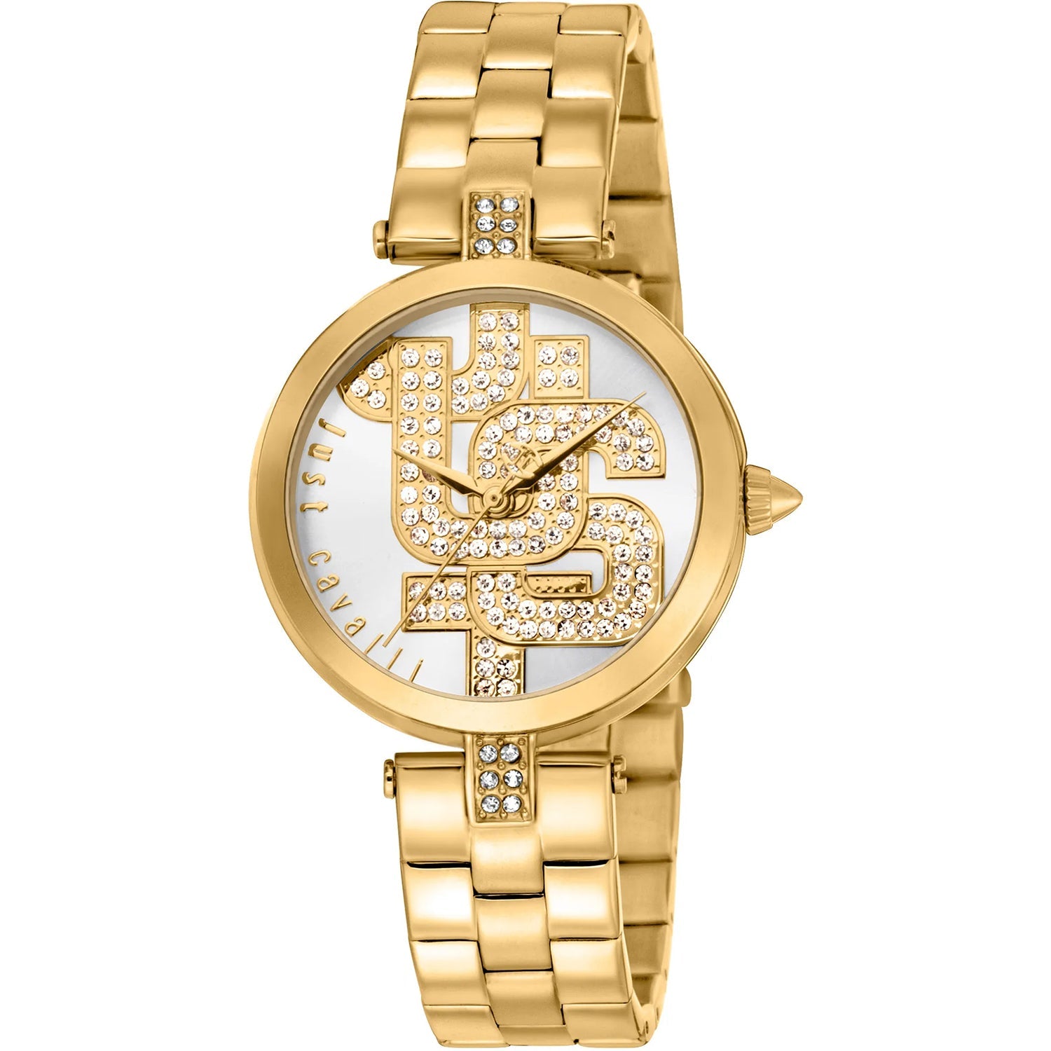 Just Cavalli Women's Maiuscola Silver Dial Watch - JC1L241M0055